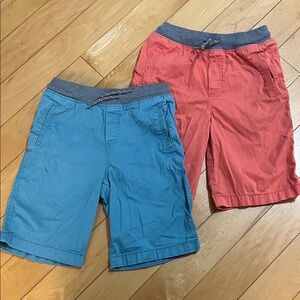 Kids Blue and Coral Shorts Set